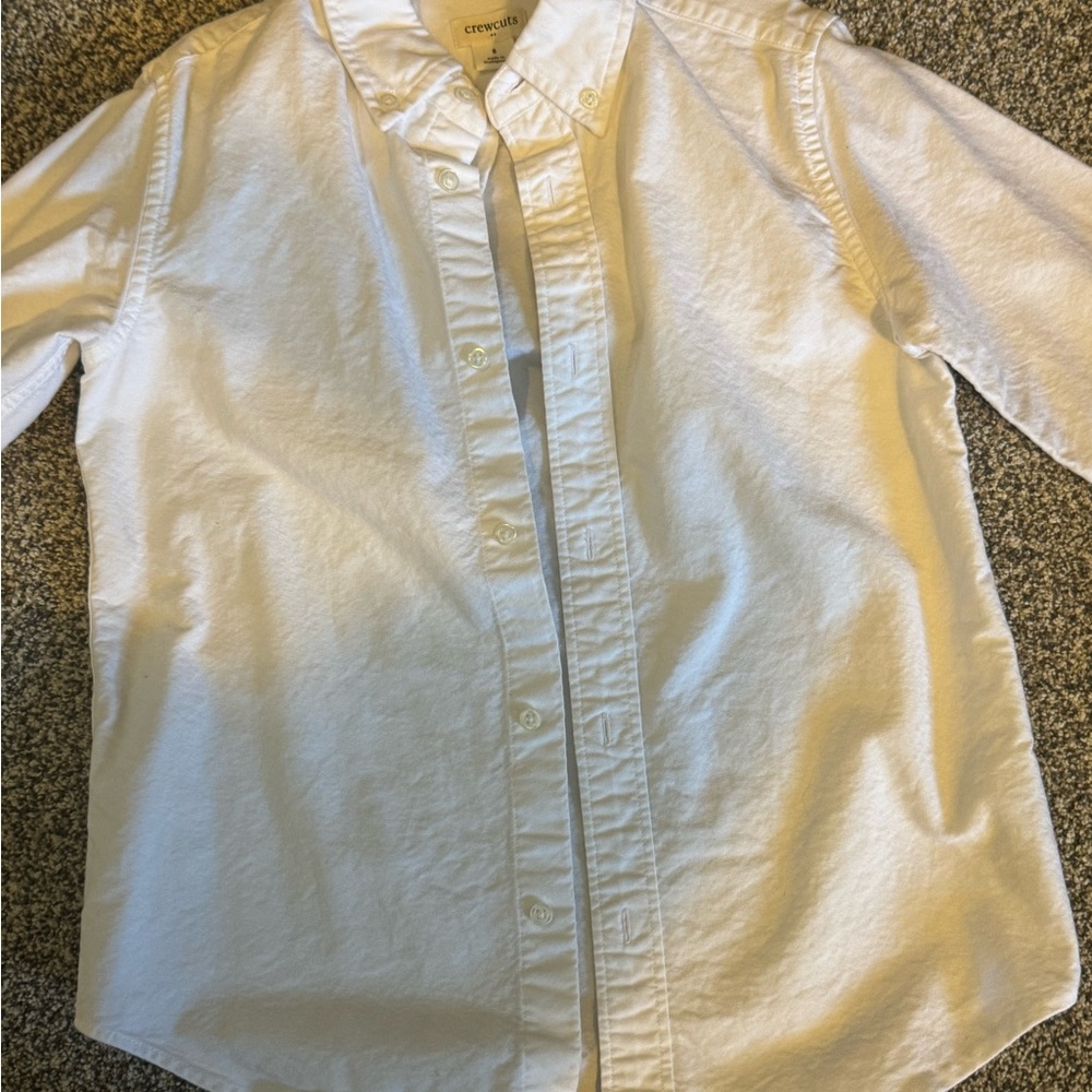 J. Crew Factory Kids White Button Down Shirt